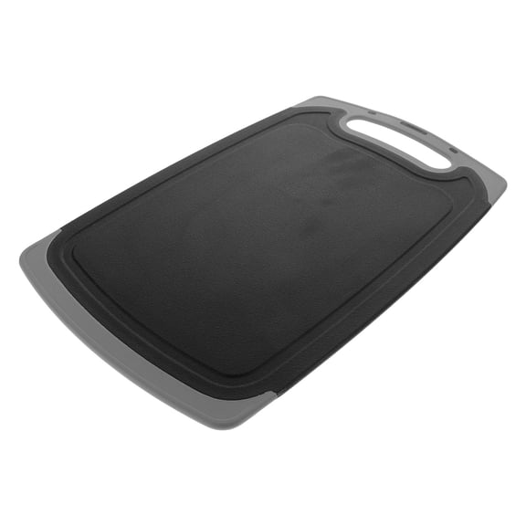 ETEREAUTY Large Black Chopping Board for Kitchen Use Safe Stable Material for Meat and Vegetable Slicing