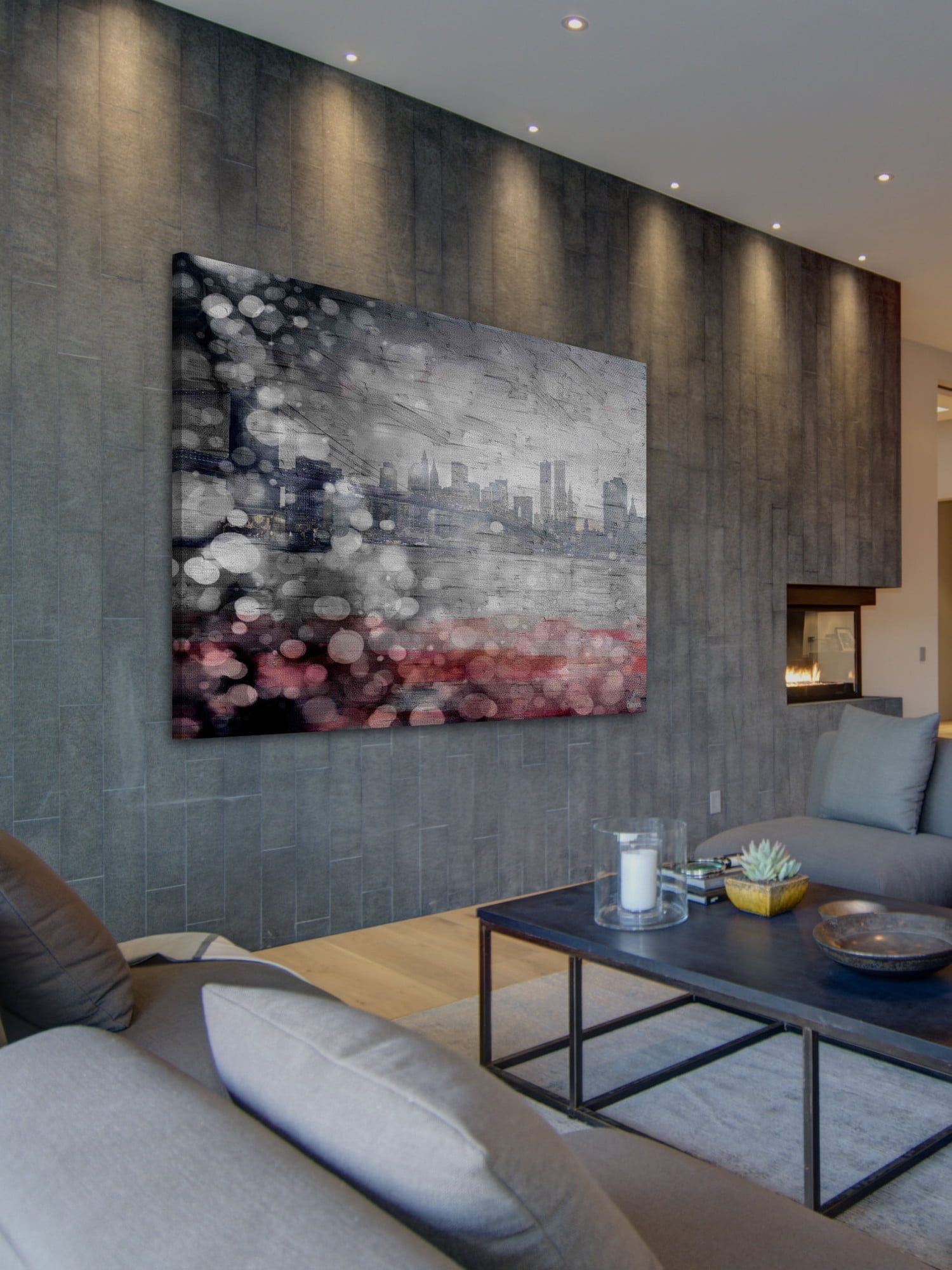 Parvez Taj "NYC Storm" Print on Canvas