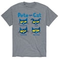 thumbnail image 2 of Pete The Cat - The Faces Of Pete - Men's Short Sleeve Graphic T-Shirt, 2 of 6