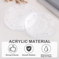 thumbnail image 4 of Uxcell Acrylic Lazy Susan Turntable, 7 Inch Clear Turntable Organizer Ball Bearing 360 Degree Rotating Tray for Spice Rack Table Cake Kitchen Pantry Decorating Bathrooms, 4 of 7