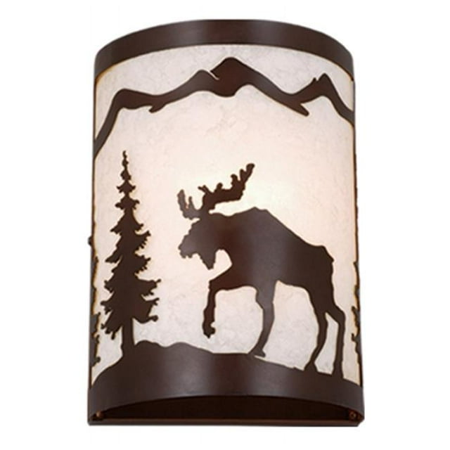 Vaxcel WS55608BBZ Yellowstone International Applique Murale 8 Po. - Bronze Bruni