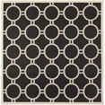 thumbnail image 1 of Safavieh Courtyard Black Indoor Outdoor Rug - Square 7'10", 1 of 4
