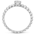thumbnail image 3 of SuperJeweler Modern Diamond Promise Ring In White Gold For Women, 3 of 6