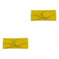 thumbnail image 3 of Diadema de ganchillo Minnieouse con estampado de leopardo Cúrcuma 2piezas, 3 of 6