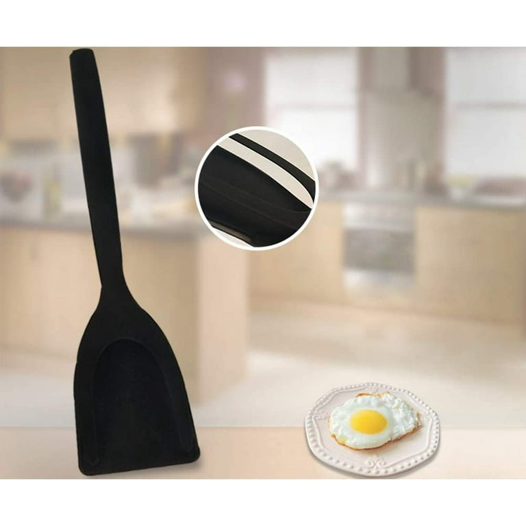 Fridja Silicone Egg Spatula 2 in 1 Grip and Flip Spatula Non-Stick Fried  Egg Turners for Frying, Turning, and Grilling Home Kitchen Cooking Tool