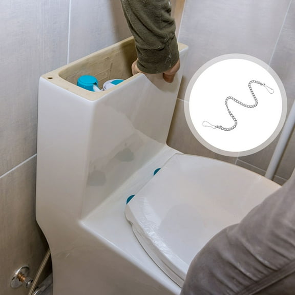 Pyramidti 6pcs Stainless Steel Toilet Handle Lift Chain Replacement for Flappers