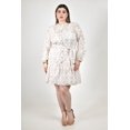 thumbnail image 1 of Vestido con bordado calado Roman Fashion /Tallas Extras, 767 (Beige) beige 40, 1 of 6