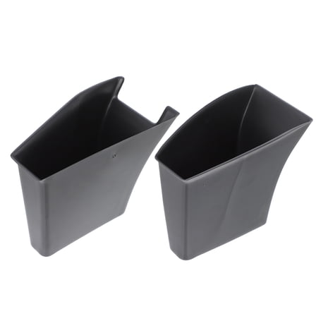 unbranded  2 Pcs Console Car Organizer Front Seat Armrest Storage Box Sundries