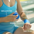 thumbnail image 3 of Cannon Sports Pre-Wrap 4-Pack 30 Yards Each Roll 4 Rolls Athletic Tape Wraps (Blue), 3 of 7