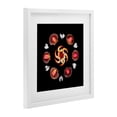 thumbnail image 2 of Stupell Industries Modern Seashells & Tulips Symmetry White Framed Print Under Glass, 13 x 13, by Beth Adoette, 2 of 8