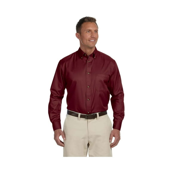 Men's Easy Blend™ Long-Sleeve Twill Shirt with Stain-Release