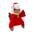 thumbnail image 1 of Simulation Soft Bird Parrot Plush Sleeve Hand Puppet Stuffed Doll Toy Kids Gift Green, 1 of 3