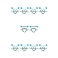 thumbnail image 3 of Anillos para pezones Minnieouse 4 piezas acero inoxidable Azul, 3 of 5
