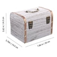 thumbnail image 2 of LOLIPPYY 1Pack Jewelry Treasure Box Small Storage Box Black Iron Sundries Organizer Dressing Table Adults, 2 of 8