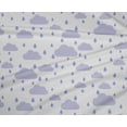 thumbnail image 4 of oneOone Polyester Lycra Fabric Raindrop & Clouds Nature Decor Fabric Printed BTY 56 Inch Wide, 4 of 4