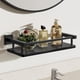 thumbnail image 1 of Estante de Vidrio Templado para Baño Alise Negro Mate 30 cm, 1 of 8
