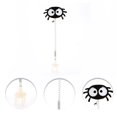 thumbnail image 3 of Unique Bargains 1 Pc Portable Spider Pattern Cat Playing Rod for Indoor Entertainment Black Plastic, 3 of 3