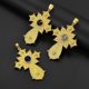 thumbnail image 4 of 7cm Ethnic Ethiopian Cross Pendant Necklaces With Black Rope Women Girls Charms Ethnic African Ethnic Jewelry 157916--Blue Stone-Product code 47607 Blue Stone, 4 of 4