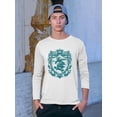 thumbnail image 2 of Skateboarder Crest Graphic Graphic - Men's Long Sleeve, 2 of 4