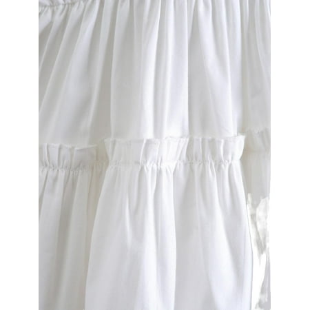 

Cute Solid Collar Shirt Short Sleeve White Toddler Girls Dresses (Girl s)