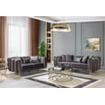 thumbnail image 1 of Charlotte Smoke Velvet Living Room Set, 1 of 40