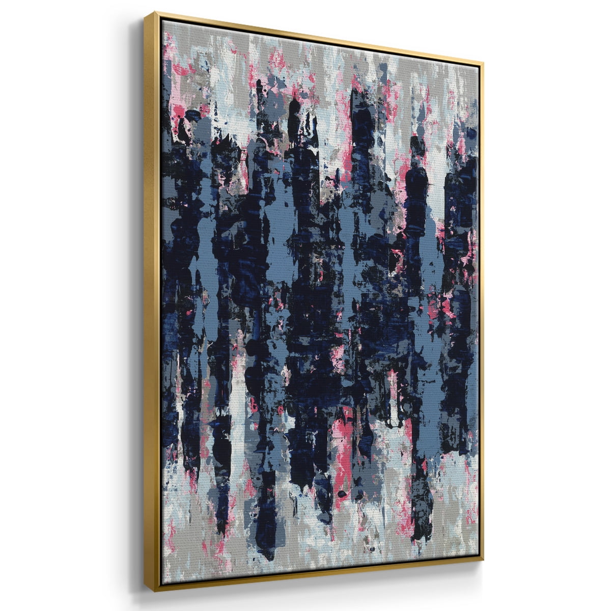 Veiled Heat Framed Premium Gallery Wrapped Canvas - Ready to Hang - 17 x 25 - Gold Floating Frame