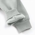 thumbnail image 6 of Staki Kids Girls Solid Jacket with Hood Toddler Outerwear Warm Autumn Winter Youth Coat 1-10Y(Light Gray,3-4 Years), 6 of 9