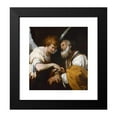 thumbnail image 2 of Bernardo Strozzi 15x16 Black Modern Framed Museum Art Print Titled - The Release of St Peter (circa 1635), 2 of 5