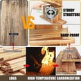 thumbnail image 3 of Comedero para Ardillas para Exteriores, Comedero de Madera para Mesa de Picnic, Casa para Ardillas, Comederos de Madera para Ardillas., 3 of 8