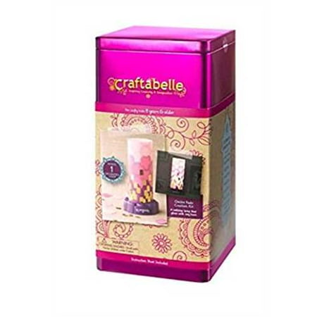 Arts And Crafts Lamps - Craftabello - Ombre Fade Creation Kit - Tabletop Lamp that Glows- Create Your Own Arts & Craft Lamp