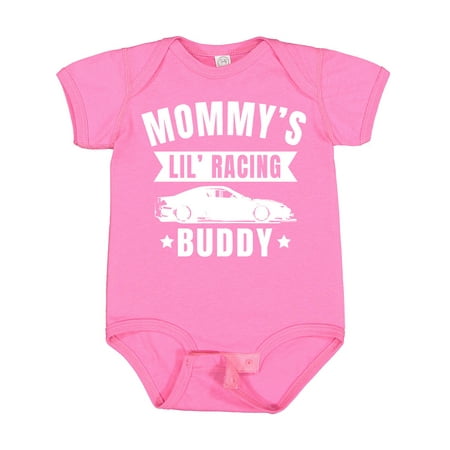 

Inktastic Mommys Lil Racing Buddy Gift Baby Boy or Baby Girl Bodysuit