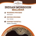 thumbnail image 5 of 3 pack Fresh Roasted Coffee, Indian Monsoon Malabar Coffee, Light Roast, Whole Bean, 12 oz, 5 of 8