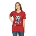 thumbnail image 5 of Patriotic Dogs 4 Of July Independence Day America Jersey Short Sleeve Tee, 5 of 12
