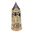thumbnail image 5 of German Beer Stein Munich Hofbräuhaus München HB relief stein 0.5 liter tankard, beer mug King Werk KI 1000176, 5 of 9