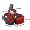 thumbnail image 3 of Supresor de ladridos para perros, impermeable, tapón de ladridos, suministros de entrenamiento para perros (2 perros rojo), 3 of 8