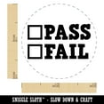 thumbnail image 2 of Pass Fail Check Box Test Result School Teacher Self-Inking Rubber Stamp Ink Stamper - Pink Ink - Mini 1/2 Inch, 2 of 7