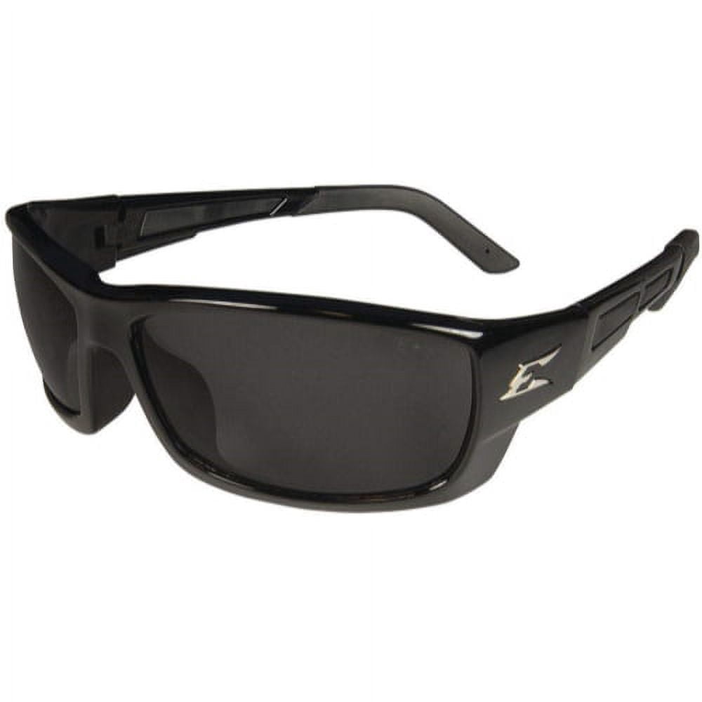 Edge Eyewear Brazeau Slim Fit Safety Glasses Smoke Lens Black Frame 1 pk