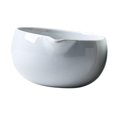 thumbnail image 5 of TISHITA Matcha Bowl Ceramic Accessories with Pouring Spout ing Bowl Tea Bowl for Home Office Tea Room Gift for Matcha Lover Bright Gray, 5 of 8