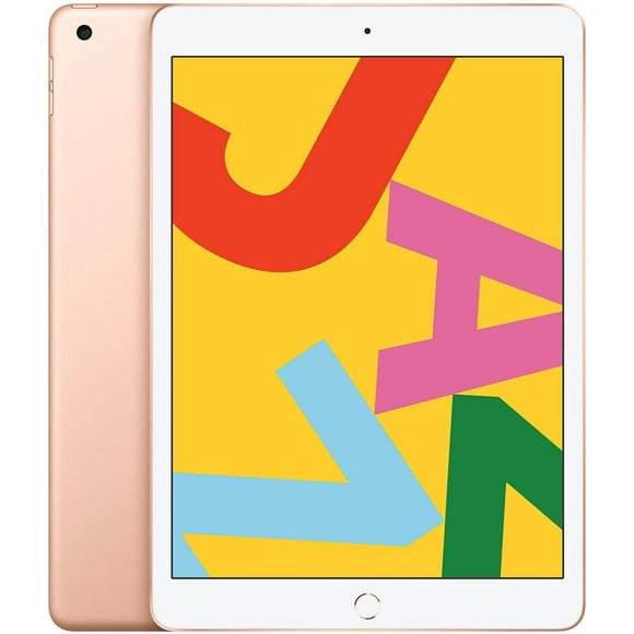 Apple iPad 7th Gen 128GB (WiFi Only) - Gold 10.2" Retina Display - 8MP Rear & 1.2MP Front Camera - 8827mAh A10 Fusion (16 nm) Chipset - Certified Refurbished - Unlocked Fair Condition