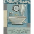 thumbnail image 2 of Vassileva, Silvia 15x18 White Modern Wood Framed Museum Art Print Titled - Antique Bath II, 2 of 4