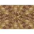 thumbnail image 1 of Ahgly Company Indoor Rectangle Patterned Saddle Brown Area Rugs, 7' x 10', 1 of 6
