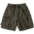 thumbnail image 1 of Diufon Men's Athletic Shorts Drawstring Waisted Outdoor Sport Shorts Spring Summer Hiking Shorts with Pockets, 1 of 2