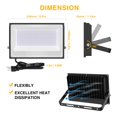 thumbnail image 4 of Lámpara de inundación Blacklight Onforu, paquete de 2 unidades, 100 W, LED IP66, resistente al agua, 4 of 7