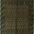 thumbnail image 1 of Ahgly Company Machine Washable Indoor Square Southwestern Turquoise Blue Country Area Rugs, 8' Square, 1 of 4