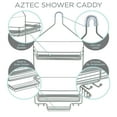 thumbnail image 6 of Bath Bliss 2 Tier Shower Caddy in Grey - 10.63 x 4.69 x 22.05, 6 of 8