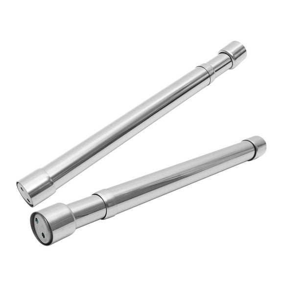 2 Pcs Bay Small Tension Curtain Rod Telescopic Clothes Rail