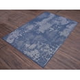 thumbnail image 3 of Abstract Vintage Rug - 2 ft. x 3 ft., Midnight Blue, Indoor/Outdoor Area Rug with Distressed Pattern, Stain Resistant, Washable Rug | Stylish Area Rugs, 3 of 8