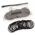 thumbnail image 1 of Hair Ties Ropes Plain 100PCS Elastic Hair Bands Ponytail Holders for Girls, 1 of 10