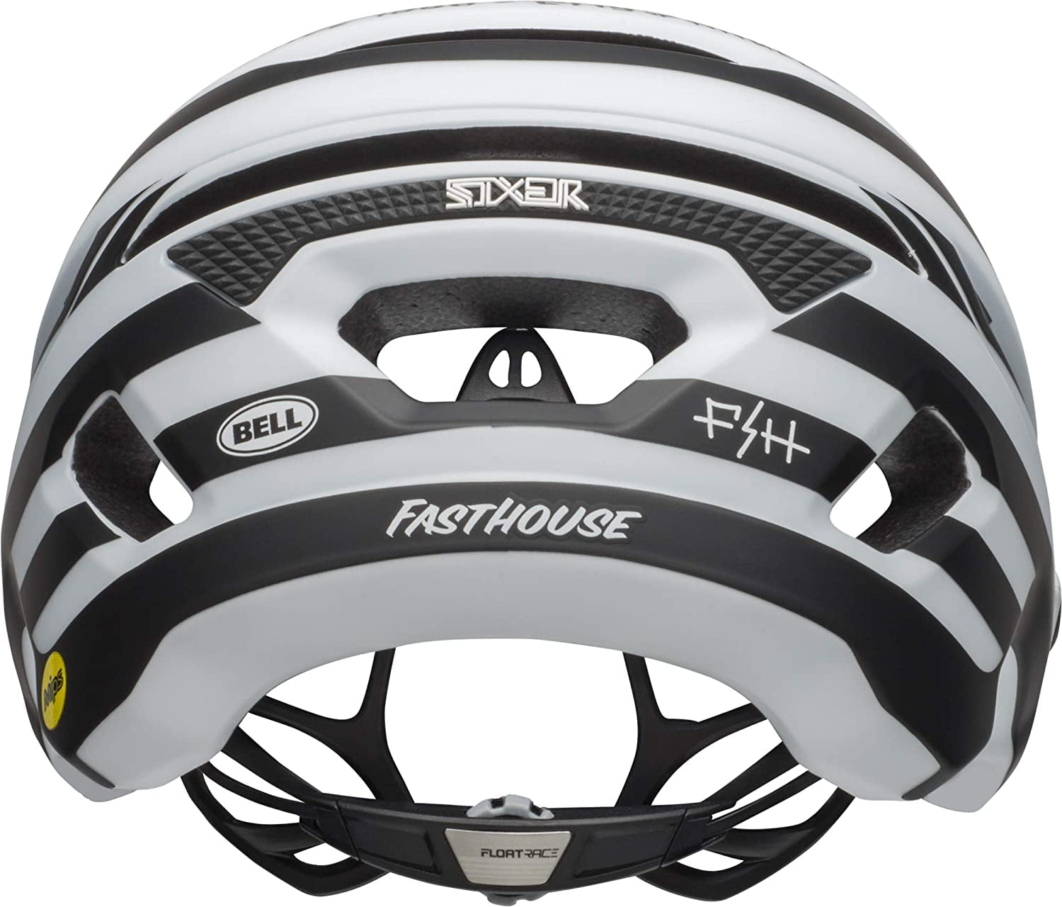 BELL Sixer MIPS Adult Mountain Bike Helmet Fasthouse Stripes Matte White/Black (2023) Large (58-62 cm)