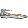 thumbnail image 5 of Franco Sarto Womens Sylvia Pointed Toe Ankle Strap Espadrille Flats, 5 of 5
